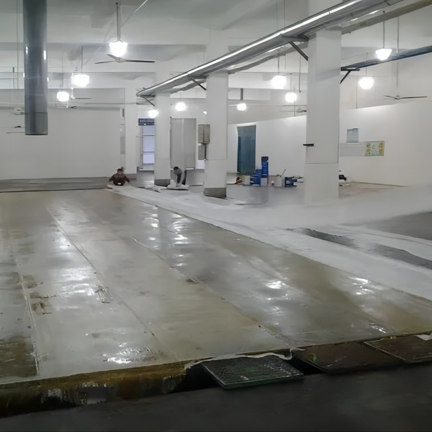 偃师防腐蚀地坪,环氧玻纤地坪，玻纤工业地坪，环氧玻纤布地坪,乙烯基玻纤布地坪产品图3